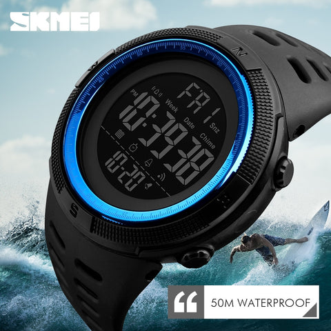 Multi-function Waterproof Wrist Watch