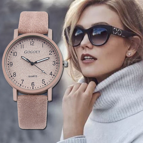 Luxury Gogoey Leather Watch